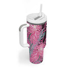 Australia Grevillea Tumbler With Handle Aussie Native Spider Flower Indigenous Art