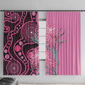 Australia Grevillea Window Curtain Aussie Native Spider Flower Indigenous Art