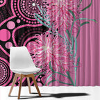 Australia Grevillea Window Curtain Aussie Native Spider Flower Indigenous Art