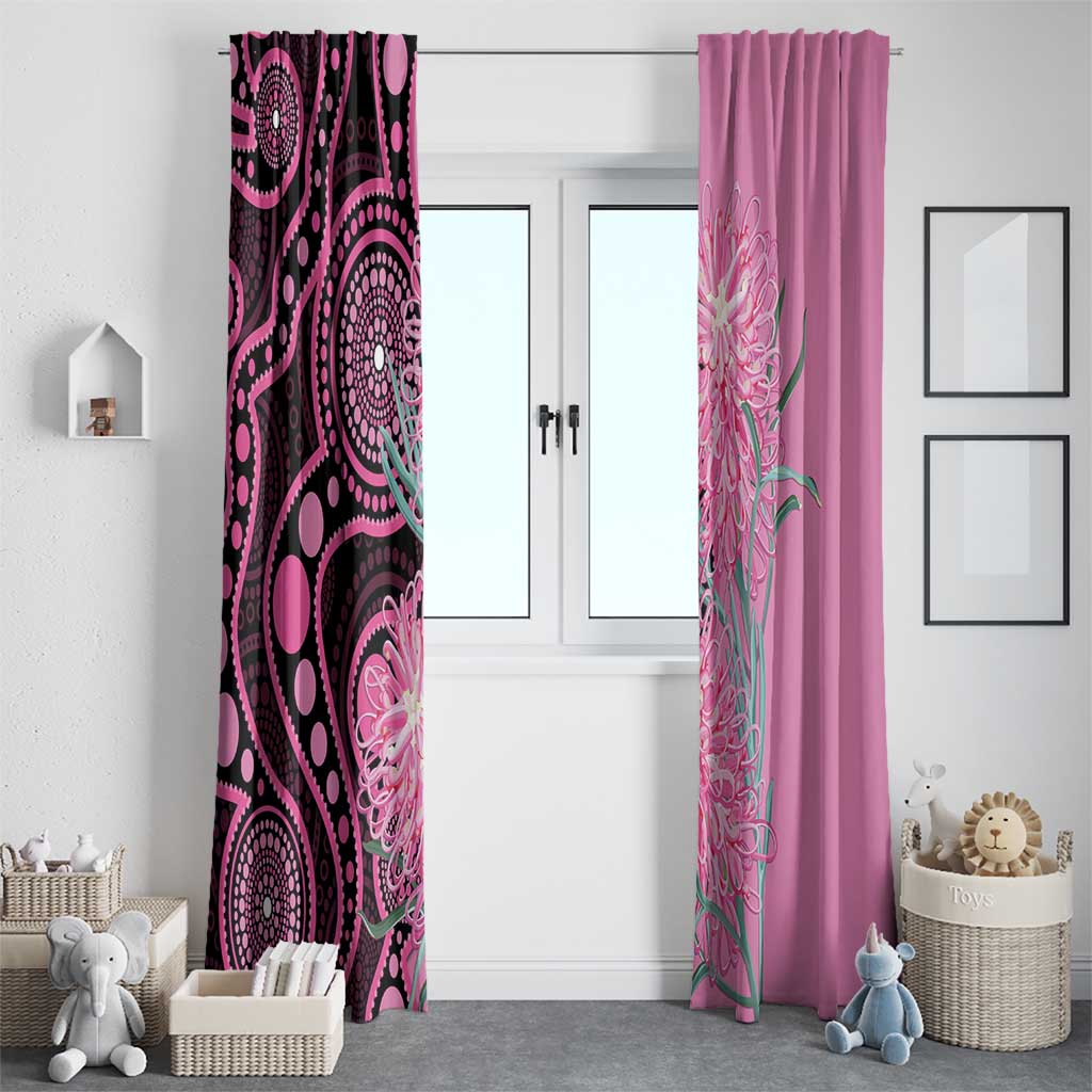 Australia Grevillea Window Curtain Aussie Native Spider Flower Indigenous Art