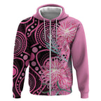 Australia Grevillea Zip Hoodie Aussie Native Spider Flower Indigenous Art