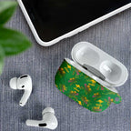 Australia Billy Buttons AirPods Case Aussie Pycnosorus Kangaroo Seamless Style