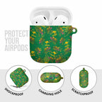 Australia Billy Buttons AirPods Case Aussie Pycnosorus Kangaroo Seamless Style