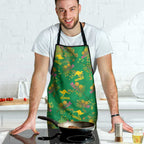 Australia Billy Buttons Apron Aussie Pycnosorus Kangaroo Seamless Style