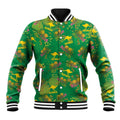 Australia Billy Buttons Baseball Jacket Aussie Pycnosorus Kangaroo Seamless Style