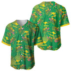Australia Billy Buttons Baseball Jersey Aussie Pycnosorus Kangaroo Seamless Style