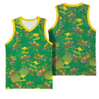 Australia Billy Buttons Basketball Jersey Aussie Pycnosorus Kangaroo Seamless Style