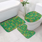 Australia Billy Buttons Bathroom Set Aussie Pycnosorus Kangaroo Seamless Style