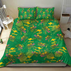 Australia Billy Buttons Bedding Set Aussie Pycnosorus Kangaroo Seamless Style