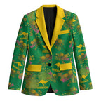 Australia Billy Buttons Blazer Aussie Pycnosorus Kangaroo Seamless Style