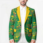Australia Billy Buttons Blazer Aussie Pycnosorus Kangaroo Seamless Style