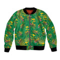 Australia Billy Buttons Bomber Jacket Aussie Pycnosorus Kangaroo Seamless Style