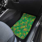 Australia Billy Buttons Car Mats Aussie Pycnosorus Kangaroo Seamless Style