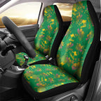 Australia Billy Buttons Car Seat Cover Aussie Pycnosorus Kangaroo Seamless Style