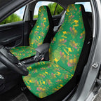 Australia Billy Buttons Car Seat Cover Aussie Pycnosorus Kangaroo Seamless Style