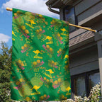 Australia Billy Buttons Garden Flag Aussie Pycnosorus Kangaroo Seamless Style