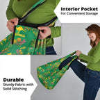 Australia Billy Buttons Grocery Bag Aussie Pycnosorus Kangaroo Seamless Style