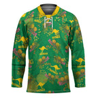 Australia Billy Buttons Hockey Jersey Aussie Pycnosorus Kangaroo Seamless Style