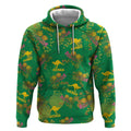 Australia Billy Buttons Hoodie Aussie Pycnosorus Kangaroo Seamless Style