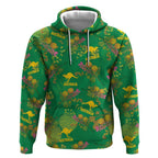 Australia Billy Buttons Hoodie Aussie Pycnosorus Kangaroo Seamless Style