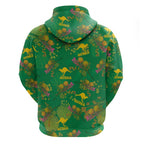 Australia Billy Buttons Hoodie Aussie Pycnosorus Kangaroo Seamless Style