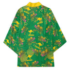 Australia Billy Buttons Kimono Aussie Pycnosorus Kangaroo Seamless Style