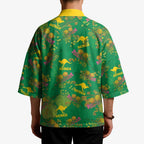 Australia Billy Buttons Kimono Aussie Pycnosorus Kangaroo Seamless Style