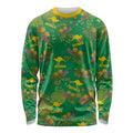 Australia Billy Buttons Long Sleeve Shirt Aussie Pycnosorus Kangaroo Seamless Style