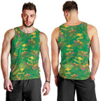 Australia Billy Buttons Men Tank Top Aussie Pycnosorus Kangaroo Seamless Style