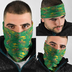Australia Billy Buttons Neck Gaiter Aussie Pycnosorus Kangaroo Seamless Style
