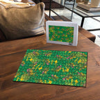 Australia Billy Buttons Puzzle Aussie Pycnosorus Kangaroo Seamless Style