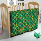 Australia Billy Buttons Quilt Aussie Pycnosorus Kangaroo Seamless Style