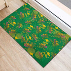 Australia Billy Buttons Rubber Doormat Aussie Pycnosorus Kangaroo Seamless Style