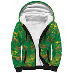 Australia Billy Buttons Sherpa Hoodie Aussie Pycnosorus Kangaroo Seamless Style