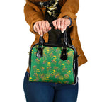 Australia Billy Buttons Shoulder Handbag Aussie Pycnosorus Kangaroo Seamless Style