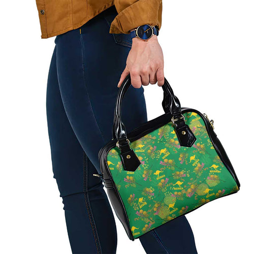 Australia Billy Buttons Shoulder Handbag Aussie Pycnosorus Kangaroo Seamless Style