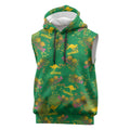 Australia Billy Buttons Sleeveless Hoodie Aussie Pycnosorus Kangaroo Seamless Style
