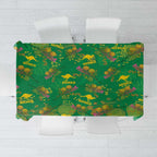 Australia Billy Buttons Tablecloth Aussie Pycnosorus Kangaroo Seamless Style