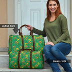 Australia Billy Buttons Travel Bag Aussie Pycnosorus Kangaroo Seamless Style