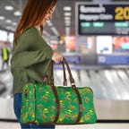 Australia Billy Buttons Travel Bag Aussie Pycnosorus Kangaroo Seamless Style