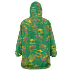 Australia Billy Buttons Wearable Blanket Hoodie Aussie Pycnosorus Kangaroo Seamless Style