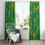 Australia Billy Buttons Window Curtain Aussie Pycnosorus Kangaroo Seamless Style