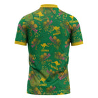 Australia Billy Buttons Zipper Polo Shirt Aussie Pycnosorus Kangaroo Seamless Style