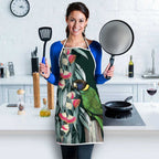 Australian Ringneck Parrot Apron Barnardius Zonarius Eucalyptus Flowers Aboriginal Art