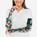 Australian Ringneck Parrot Arm Sleeves Barnardius Zonarius Eucalyptus Flowers Aboriginal Art