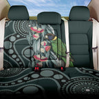 Australian Ringneck Parrot Back Car Seat Cover Barnardius Zonarius Eucalyptus Flowers Aboriginal Art