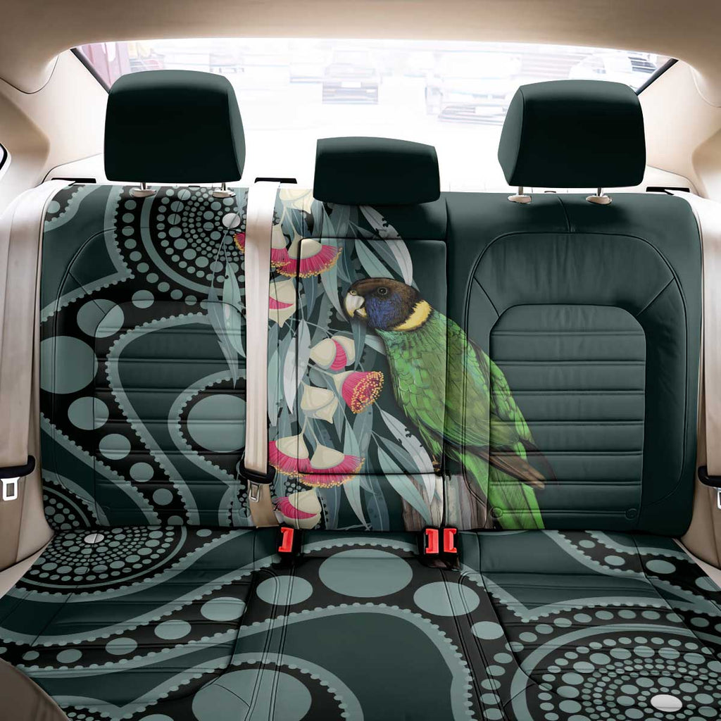Australian Ringneck Parrot Back Car Seat Cover Barnardius Zonarius Eucalyptus Flowers Aboriginal Art