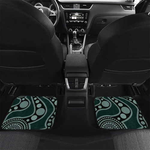 Australian Ringneck Parrot Car Mats Barnardius Zonarius Eucalyptus Flowers Aboriginal Art