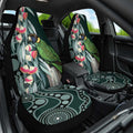 Australian Ringneck Parrot Car Seat Cover Barnardius Zonarius Eucalyptus Flowers Aboriginal Art