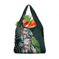 Australian Ringneck Parrot Grocery Bag Barnardius Zonarius Eucalyptus Flowers Aboriginal Art